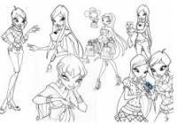 Раскраски девочек винкс и игра раскраска (Coloring winx) Раскраски девочек винкс и игра раскраска (Coloring winx)
