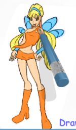 Как рисовать winx Стеллу флешь урок! Как рисовать winx Стеллу флешь урок!